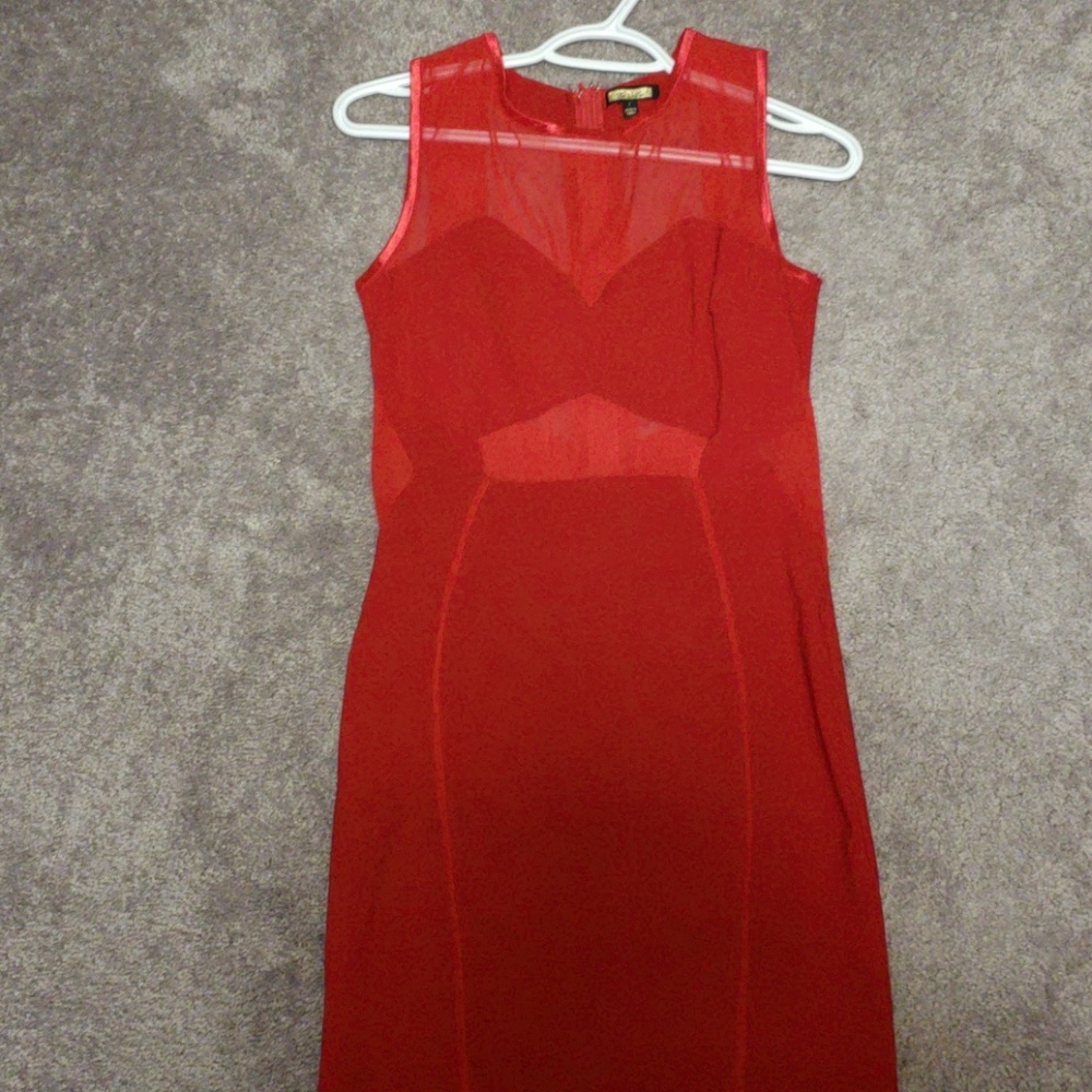 Stunning red evening dress